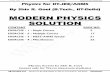 Modern Physics/Sol. Physics for IIT-JEE/AIIMS By Shiv R ...2 Modern Physics... · Modern Physics/Sol. Target IIT-JEE/AIIMS 2018 Page # 1 CONTANT PAGE NO. EXERCISE - 1 : Single Correct