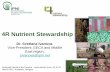 4R Nutrient Stewardship - ICPDREconomics Decision Action Outcome Feedback loop Output Recommendation of right source, rate, time, place Productivity, profitability, durability, environmental