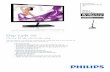 229C4QSB/00 Philips Màn hình LCD IPS, đèn nền LED · 2017-08-04 · 229C4QSB/00 Những nét chính Màn hình LCD IPS, đèn nền LED Blade 2 21,5" (54,6 cm), Màn hình HD