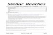 Stellar Reaches · 2018-06-04 · Stellar Reaches Issue #27 Spring 2018 Page 3 Letter From The Editor Greetings, Fellow Sophonts: This issue has been a long time coming, but I’m