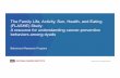 The Family Life, Activity, Sun, Health, and Eating (FLASHE ... · study conceptual model or other pertinent research questions. The survey datasets available on the FLASHE webpage