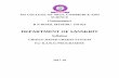 DEPARTMENT OF SANSKRIT · 2019-03-21 · CO2 Write down the classification and characteristics of Ayodyakanada of champu ramayanam of bhoja CO3Write down in depth Ayodyakanada of