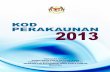 BAHAGIAN AKAUN KEMENTERIAN KERJA RAYA MALAYSIA … Kod Perakaunan 2013 - Amended 02012013.pdf · seksyen penyelenggaraan akaun, ba kkrm (2013) - 1 - bahagian akaun kementerian kerja