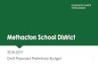 Methacton School District · 2018-01-24 · The Methacton School District serves approximately 30,000 total households. ... 1 Intermediate School (Gr. 7-8) 1 Upper Elementary School