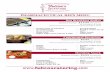 PHARMACEUTICAL REPS MENU - Felico's CateringPHARMACEUTICAL REPS MENU Hot Breakfast Buffet Minimum 8 people: $13.95 per person ∙ French Toast or Pancakes ∙ Scrambled Eggs ∙ Bacon