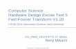 Computer Science Hardware Design Excise Text 5 …© Renji Mikami – Computer Science HW 2012 3 Text4 の復習 連続量の離散化とは、連続量を一定の区間で区切り、こ