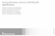 Analog Modulation Analysis (AM/FM/φM) Specifications · Version 08.00, April 2019 Rohde & Schwarz Analog Modulation Analysis (AM/FM/φM) 3 Definitions General Product data applies