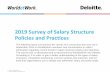 Survey Brief - Salary Structure Policies and Practices - 2018 Brief - Salary...structure, while 17% do not have any active salary structure in place. • Market-based salary structures