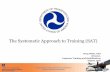 The Systematic Approach to Training (SAT)westernregionalgas.org/2018/presentations/PHMSA TQ Briefing WRGC 2018... · – The lessons learned during the process of education helps