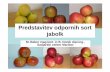 Predstavitev odpornih sort jabolk · 2015-01-18 · Najprivla čnejši so plodovi stož časte oblike prekriti z rde čo prižasto barvo (+30%). Plodovi so privla čnejši, če je