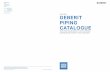 Catalogue AUS 2018 · 6 Geberit HDPE Geberit PE systems - Overview Certification and Approvals Geberit PE systems - Overview Geberit PE is the state of the art in drainage systems