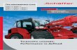 Telescopic loaders: Performance re-defined · front loader tractor. Due to the low height of the Schaeffer the loader com-pleted his duties also there, where larger machines can’t