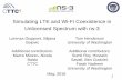 Simulating LTE and Wi-Fi Coexistence in Unlicensed ...tomh/ns-3-lbt-presentations/... · Simulating LTE and Wi-Fi Coexistence in Unlicensed Spectrum with ns-3 Tom Henderson University