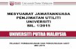 UNIVERSITI PUTRA MALAYSIA · •Merangka gerak kerja yang strategik ke arah penurunan penggunaan tenaga elektrik secara ... 4 Fakulti Perubatan dan Sains Kesihatan 0/12 0 5 Fakulti