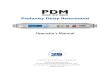 PDM - The Telos Alliance · PDM Operator's Manual Version 2a September 2. PDM. Warnings. Important Safety Information. ELECTRICAL WARNING. If the equipment is used in a manner not