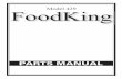 Model 429 FoodKing - Vending Manuals...foodking parts manual 4290000 9 september, 1999 table 5. face plate assembly index part number description qty.-4275023 face plate assembly -