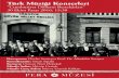 Türk Müziği Konserleri · 2017-05-31 · Türk Müziği Konserleri “Cumhuriyet Dönemi Bestekârları” Danı˛man Devlet Sanatçısı Prof. Dr. Alâeddin Yava˚ca Koordinatör