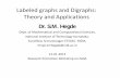 Labeled graphs and Digraphs: Theory and Applicationscs.rkmvu.ac.in/~sghosh/public_html/nitk_igga/slides/... · 2012-03-10 · Labeled graphs and Digraphs: Theory and Applications