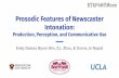 Prosodic Features of Newscaster Intonationbyronahn.com/files/GasserEtAl-ETAP4-Slides.pdf · original/newscaster (News) (audio) original script/volunteer (Non-ﬁction) (audio) modiﬁed