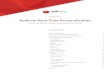 WHITE PAPER Redis for Real-Time Personalization · PSEUDO CODE Redis Real-Time Personalization 5 Caching/Session Store Intelligent, policy-rich caching and session state management
