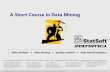 A Short Course in Data Mining - Statistica19 Disadvantages of nonparametric models data…: