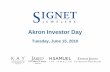 Akron Investor Days2.q4cdn.com/912924347/files/doc_presentations/2010/...~$35k-100k, ASP ~$312 ÖJared customer’s household income ~$50k-150k, ASP ~$710(1) ÖDriven by bridal and