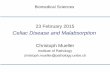 Biomedical Sciences - Mucosal Immunology...Biomedical Sciences 23 February 2015 Celiac Disease and Malabsorption Christoph Mueller Institute of Pathology christoph.mueller@pathology.unibe.ch.