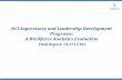 NCI Supervisory and Leadership Development Programs: A … Report... · 2018-02-13 · • Leadership Education and Action Program (LEAP) • The Empowered Supervisor (TES) • Knowledge