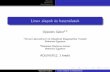 Linux alapok és használatukpet.dote.hu/~ogabor/eloadas.pdf · Előadás Gyakorlat Összefoglalás Linux alapok és használatuk OppositsGábor1;2 1Orvosi Laboratóriumi és Képalkotó