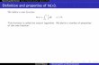 Natural Logarithm and Natural Exponentialapilking/Math10560/Lectures/Lecture... · 2020-01-13 · Natural Logarithm FunctionGraph of Natural LogarithmAlgebraic Properties of ln(x)