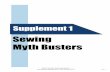 Sewing Myth Busters - Islander Sewing Sewing Systems/SewingMythBuster... S1 -2 Sewing ¢â‚¬“Myth Busters¢â‚¬â€Œ