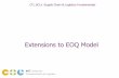Extensions to EOQ Model - edX · If P=1.5D then EPQ = √3(EOQ) 24 . CTL.SC1x - Supply Chain and Logistics Fundamentals Lesson: Extensions to EOQ Model Key Points from Lesson 25 .