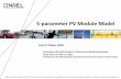 5-parameter PV Module Model - Sandia Energyenergy.sandia.gov/wp-content/gallery/uploads/06-Dobos-pv_modeling_workshop_2013_5...5-parameter PV Module Model Aron P. Dobos, NREL Presented