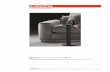 BEAUTY ANTONIO CITTERIO 2014 - Flexform · product sectional sofa - ottoman frame in wood and metal with polyurethane padding, covered with a protective fabric lining backrest/armrest
