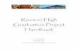 Graduation Project Handbook - Sha ... 4 Rosman High School Graduation Project Handbook The GRADUATION