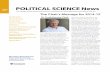 POLITICAL SCIENCE News - Dalhousie University · POLITICAL SCIENCE News The Faculty of Arts and Social Sciences newsletter for the Department of Political Science Spring 2015 We want