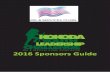2016 Sponsors Guide - RSL & Services Clubs...The Experiences Guidelines for Sponsors Costs Selection Process Selection Criteria Application for Selection Form ... • Brand Building–