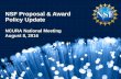 NSF Proposal & Award Policy Update · NSF Proposal & Award Policy Update NCURA National Meeting August 8, 2016. Samantha Hunter. Senior Grant Policy Specialist. ... – Fair Labor