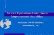Avtech Operations Continuous Improvement Activitiescourses.washington.edu/ie337/Avtech.pdf · Avtech Operations Continuous Improvement Activities Welcome UW IE Students! November