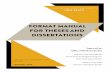 CSULB Format Manual for Theses and Dissertations...ii ABOUT CSULB FORMAT MANUAL FOR THESES AND DISSERTATIONS The CSULB Format Manual for Theses and Dissertations (also referred to