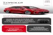 KEDVEZMÉNYES AJÁNLATOK Ismerje meg a legújabb ajánlatainkat · 4 Kedvezményes finanszírozási ajánlat: új Toyota Corolla Sedan Corolla Sedan Comfort 1.6 (132LE) 6 M/T benzines