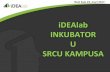 iDEAlab INKUBATOR U SRCU KAMPUSAoblasti naprednih tehnologija, biznis inkubatorima, kao i istraživačkim centrima zainteresovanim za nove ideje kao i inoviranje postojedih proizvoda