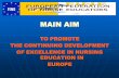 MAIN AIM - FZAB VSZNJ_FINE.pdf · in nursing education. To compare curricula, study programmes and educational methodology and debate educational structures, levels and teacher education,