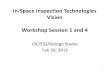 In-Space Inspection Technologies Vision Workshop …...In-Space Inspection Technologies Vision Workshop Session 1 and 4 JSC/ES2/George Studor Feb 29, 2012 1 Motivation • Apollo 13