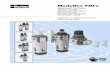 Moduflex FRLs - UK FRL Technical.pdf · Moduflex modular air preparation system P3K Series Port size Manual Drain Weight (g) Semi-Auto Drain Weight (g) Auto Drain Weight (g) G1/2
