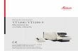 Manual de instrucciones Leica VT1200 / VT1200 S V 1.5 RevH · Manual de instrucciones VT1200 / VT1200 S Microtomo de cuchilla vibrante Leica VT1200/VT1200 S V 1.5, Español - 07/2016