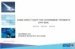 USING DIRECT DEBIT FOR GOVERNMENT PAYMENTS (FPX DDA) · USING DIRECT DEBIT FOR GOVERNMENT PAYMENTS (FPX DDA) RHB Islamic Bank Berhad NOVEMBER 2015 BUSINESS INNOVATIVE SOLUTIONS .