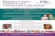 Master Class - Attwood and Garnett Events · Master Class Children and Adolescents with Autism ABOUT THIS MASTER CLASS ... If you are a full- time student requiring a discount please