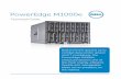 Dell PowerEdge M1000e Technical Guide...The M1000e supports up to 8 full-height, 16 half-height, or 32 quarter-height blade server modules. The chassis guide and retention features