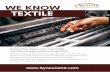 Textile Industry Overview - Synesis International, Inc. · Title: Textile Industry Overview Author: Meagan Stommel Keywords: DADyN8TA0bc,BACupFQ8PzI Created Date: 20200217133344Z